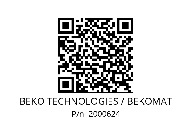   BEKO TECHNOLOGIES / BEKOMAT 2000624