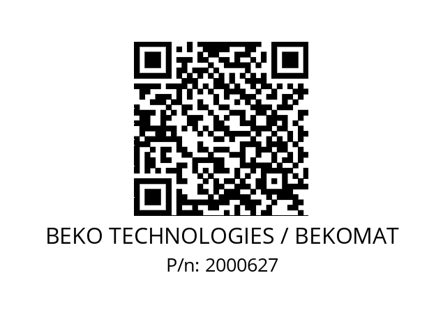   BEKO TECHNOLOGIES / BEKOMAT 2000627