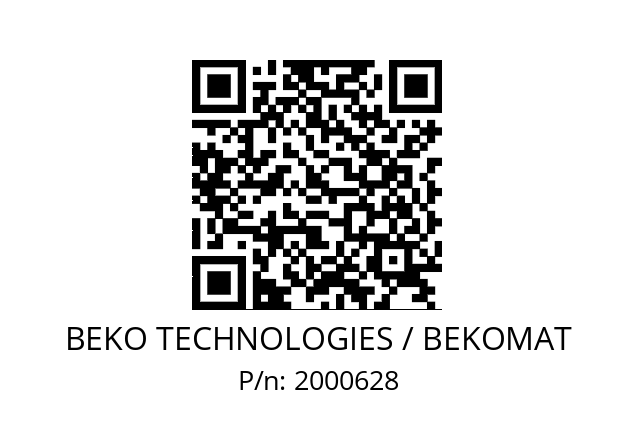   BEKO TECHNOLOGIES / BEKOMAT 2000628