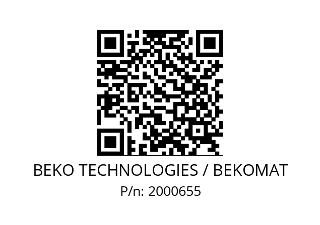   BEKO TECHNOLOGIES / BEKOMAT 2000655