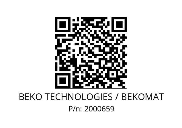   BEKO TECHNOLOGIES / BEKOMAT 2000659