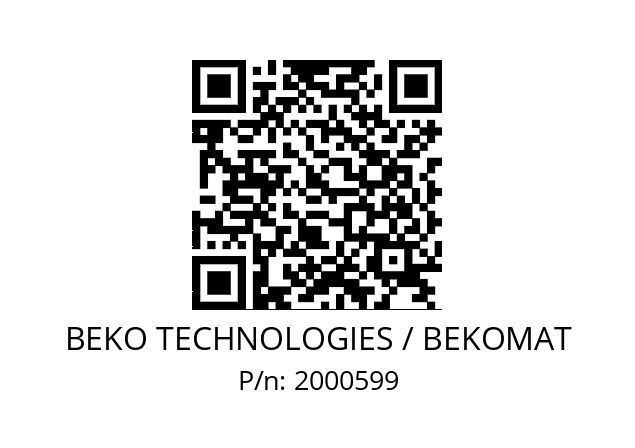   BEKO TECHNOLOGIES / BEKOMAT 2000599