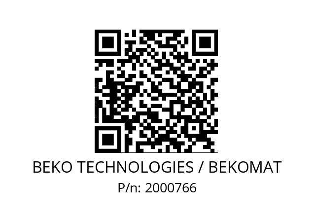   BEKO TECHNOLOGIES / BEKOMAT 2000766