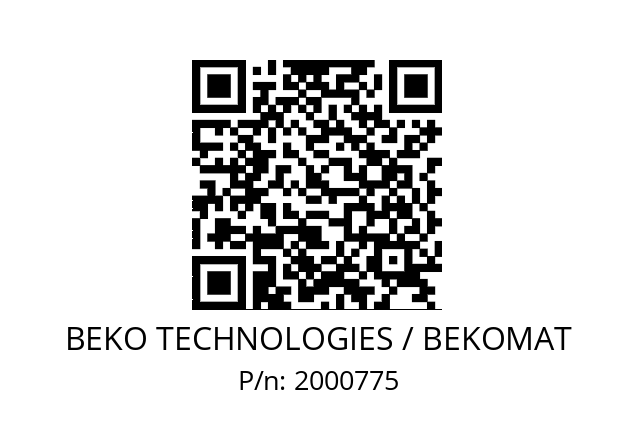   BEKO TECHNOLOGIES / BEKOMAT 2000775