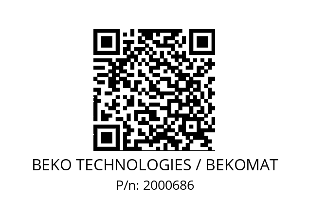   BEKO TECHNOLOGIES / BEKOMAT 2000686