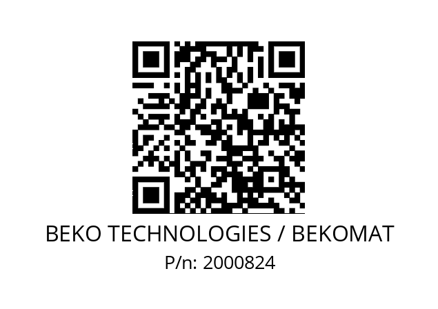   BEKO TECHNOLOGIES / BEKOMAT 2000824