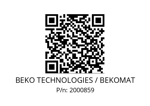   BEKO TECHNOLOGIES / BEKOMAT 2000859