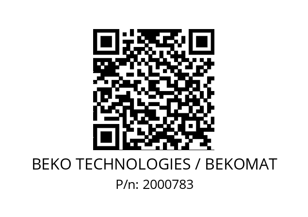   BEKO TECHNOLOGIES / BEKOMAT 2000783