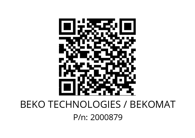   BEKO TECHNOLOGIES / BEKOMAT 2000879