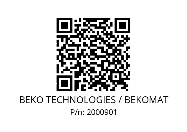   BEKO TECHNOLOGIES / BEKOMAT 2000901