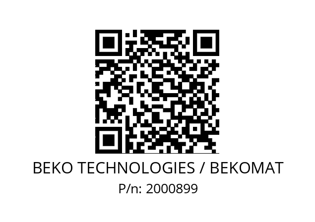   BEKO TECHNOLOGIES / BEKOMAT 2000899