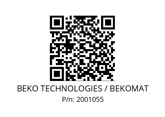   BEKO TECHNOLOGIES / BEKOMAT 2001055