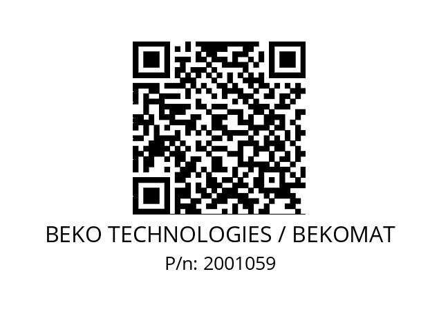   BEKO TECHNOLOGIES / BEKOMAT 2001059