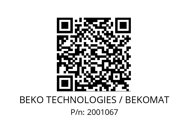   BEKO TECHNOLOGIES / BEKOMAT 2001067