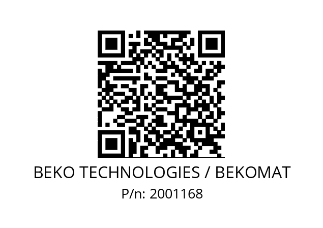   BEKO TECHNOLOGIES / BEKOMAT 2001168