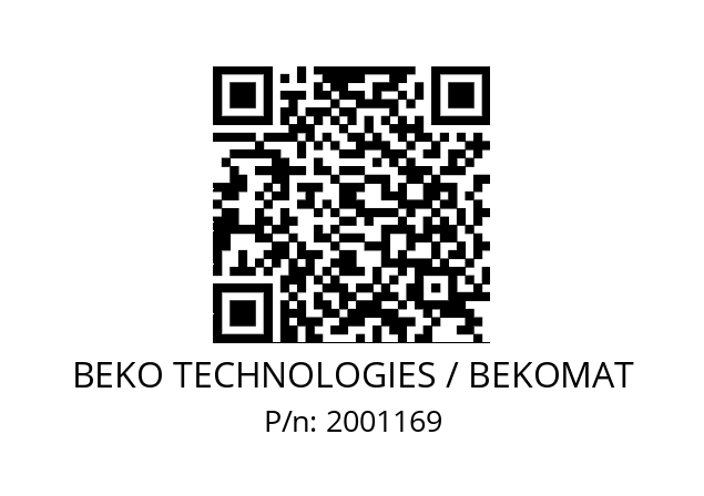   BEKO TECHNOLOGIES / BEKOMAT 2001169