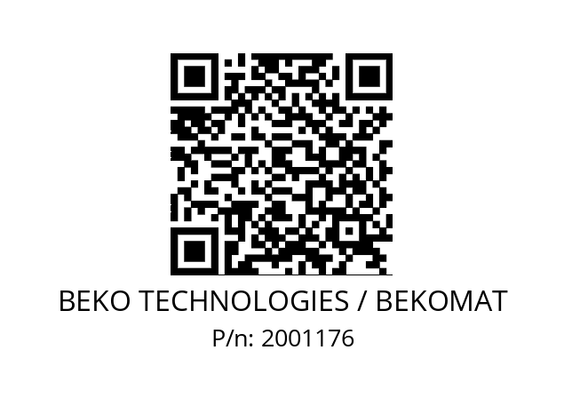   BEKO TECHNOLOGIES / BEKOMAT 2001176