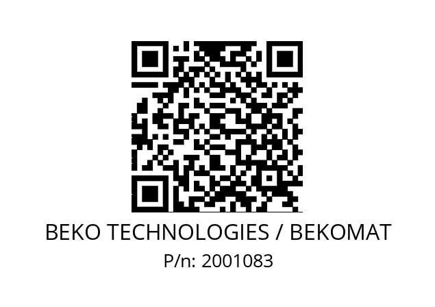   BEKO TECHNOLOGIES / BEKOMAT 2001083