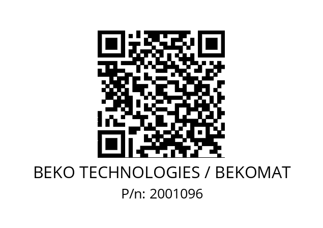   BEKO TECHNOLOGIES / BEKOMAT 2001096