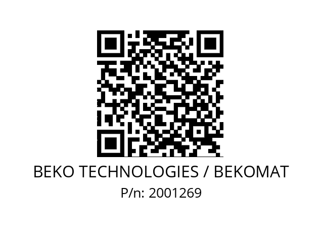   BEKO TECHNOLOGIES / BEKOMAT 2001269