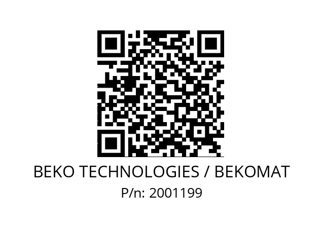   BEKO TECHNOLOGIES / BEKOMAT 2001199