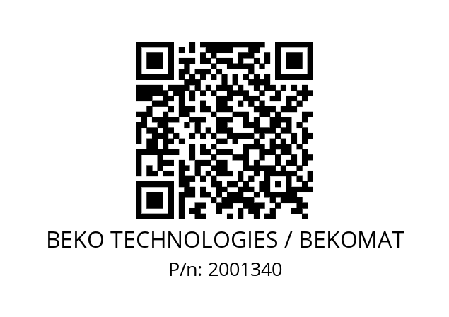   BEKO TECHNOLOGIES / BEKOMAT 2001340