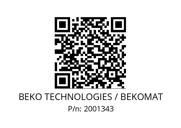   BEKO TECHNOLOGIES / BEKOMAT 2001343