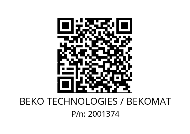   BEKO TECHNOLOGIES / BEKOMAT 2001374