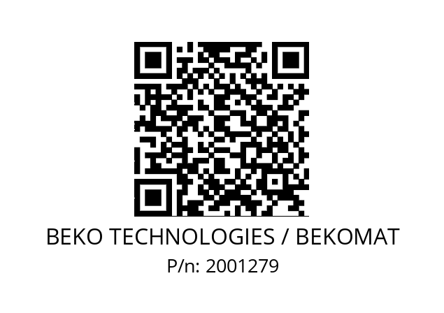   BEKO TECHNOLOGIES / BEKOMAT 2001279