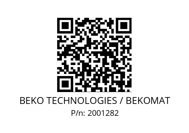   BEKO TECHNOLOGIES / BEKOMAT 2001282