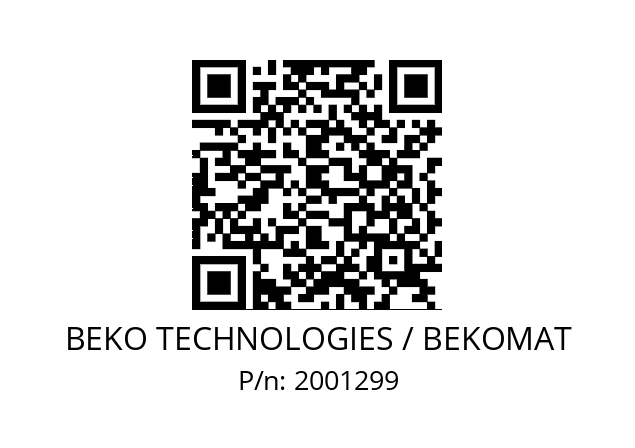   BEKO TECHNOLOGIES / BEKOMAT 2001299