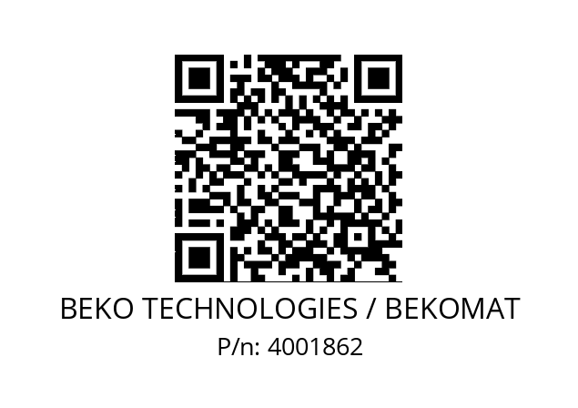   BEKO TECHNOLOGIES / BEKOMAT 4001862