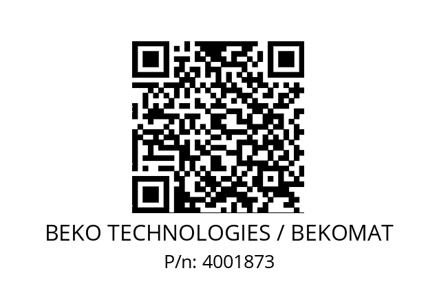   BEKO TECHNOLOGIES / BEKOMAT 4001873