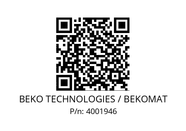   BEKO TECHNOLOGIES / BEKOMAT 4001946