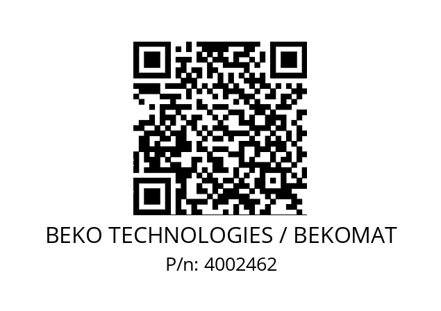   BEKO TECHNOLOGIES / BEKOMAT 4002462