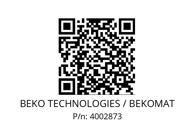   BEKO TECHNOLOGIES / BEKOMAT 4002873