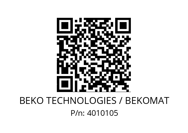   BEKO TECHNOLOGIES / BEKOMAT 4010105