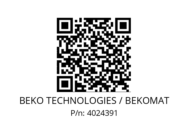   BEKO TECHNOLOGIES / BEKOMAT 4024391