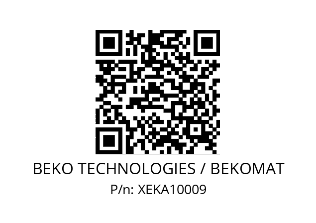   BEKO TECHNOLOGIES / BEKOMAT XEKA10009