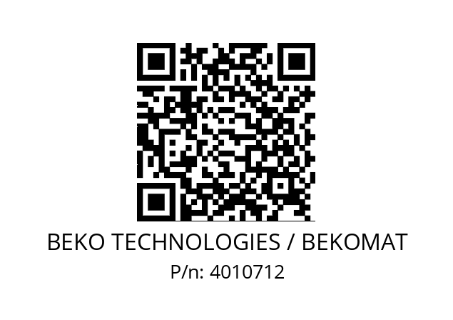   BEKO TECHNOLOGIES / BEKOMAT 4010712