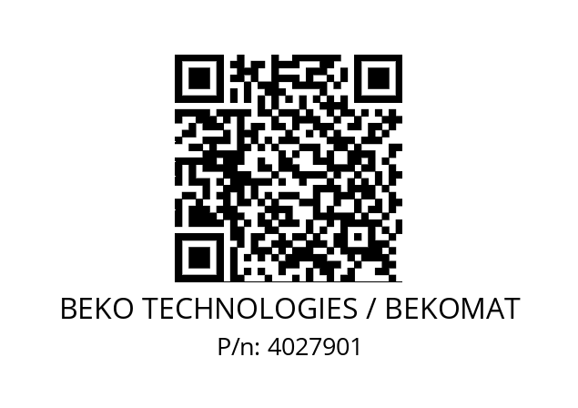   BEKO TECHNOLOGIES / BEKOMAT 4027901