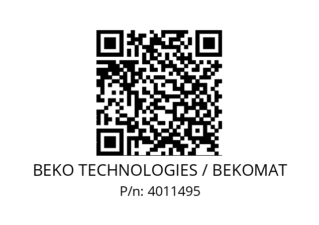   BEKO TECHNOLOGIES / BEKOMAT 4011495