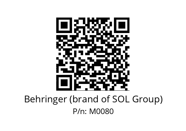   Behringer (brand of SOL Group) M0080