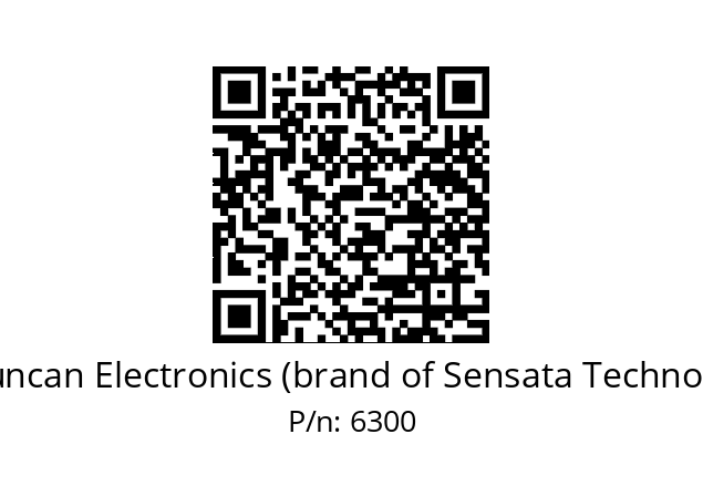   BEI Duncan Electronics (brand of Sensata Technologies) 6300