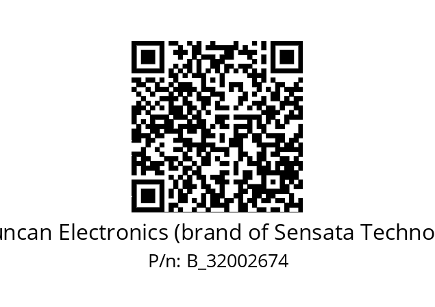   BEI Duncan Electronics (brand of Sensata Technologies) B_32002674