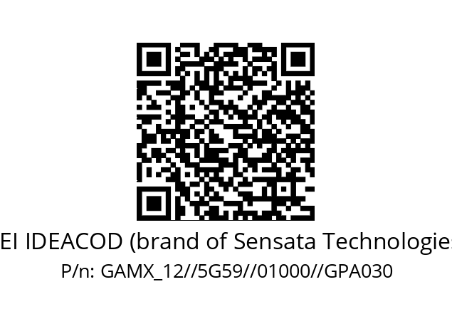   BEI IDEACOD (brand of Sensata Technologies) GAMX_12//5G59//01000//GPA030