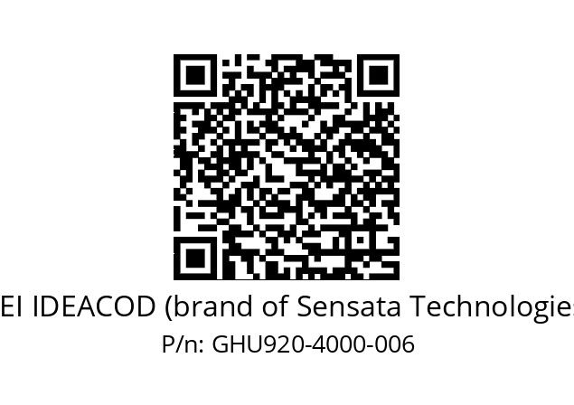   BEI IDEACOD (brand of Sensata Technologies) GHU920-4000-006