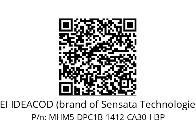   BEI IDEACOD (brand of Sensata Technologies) MHM5-DPC1B-1412-CA30-H3P