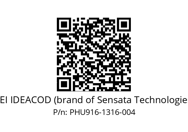   BEI IDEACOD (brand of Sensata Technologies) PHU916-1316-004