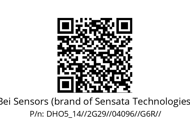   Bei Sensors (brand of Sensata Technologies) DHO5_14//2G29//04096//G6R//